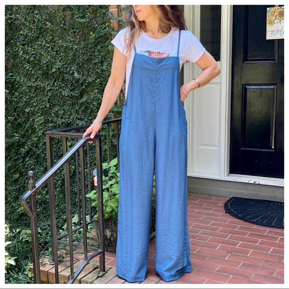✨LAST ONE✨Paris Chic wide leg side pockets jumpsuit - Picture 7 of 7